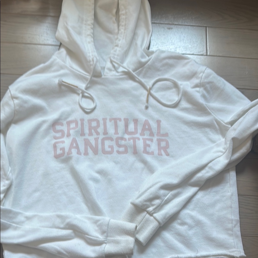 Spiritual Gangster White Hoodie
